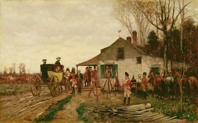 Passing the Outpost, 1881 by Alfred Wordsworth Thompson